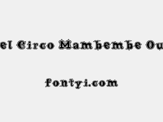 Cordel Circo Mambembe Outline