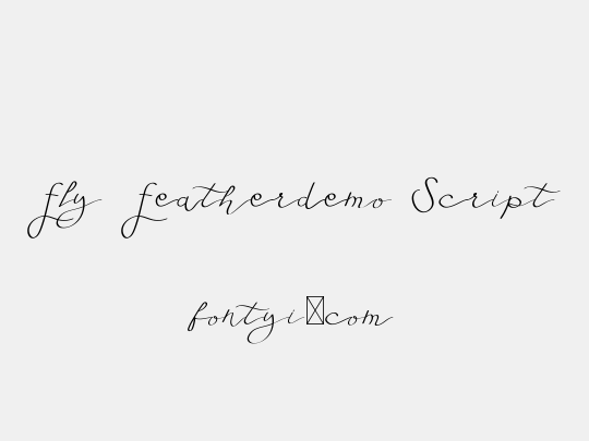 Fly Featherdemo Script