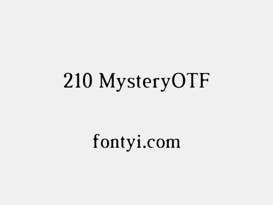 210 MysteryOTF