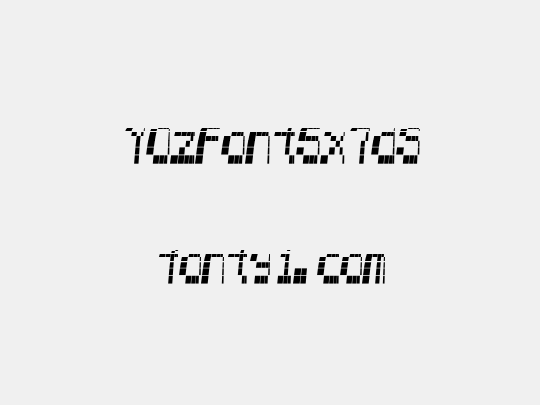 YOzFont5x7dS