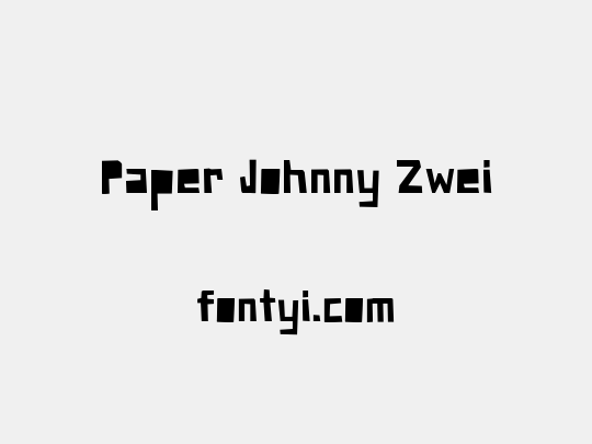 Paper Johnny Zwei