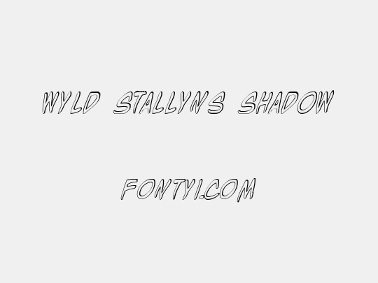 Wyld Stallyns Shadow