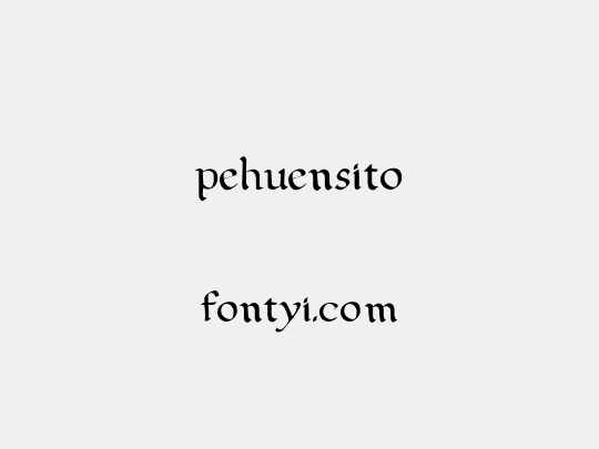 pehuensito
