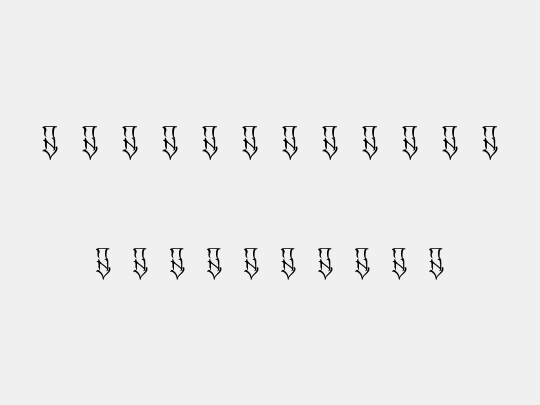SR CUEN font