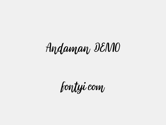 Andaman DEMO