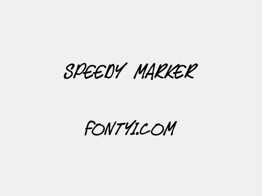 Speedy Marker