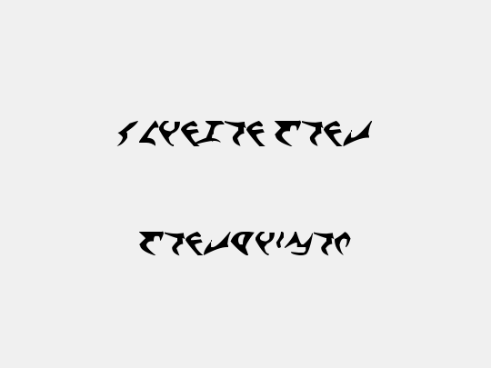 klingon font