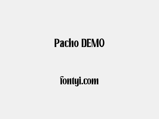 Pacho DEMO