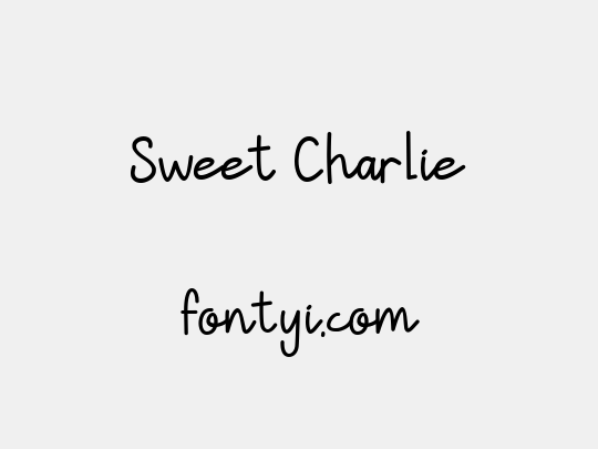 Sweet Charlie