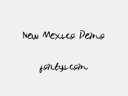 New Mexico Demo
