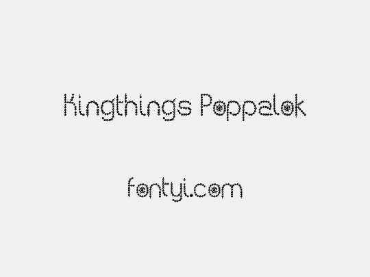 Kingthings Poppalok
