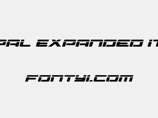 Vorpal Expanded Italic
