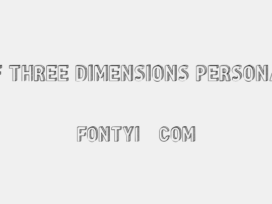 CF Three Dimensions Personal