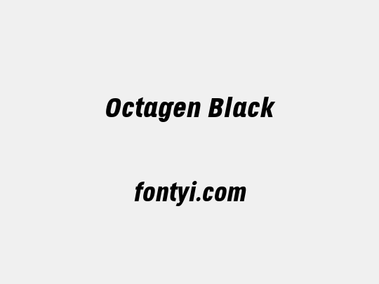 Octagen Black
