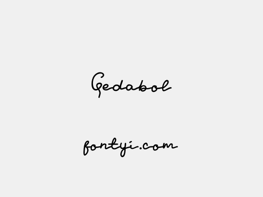 Gedabol