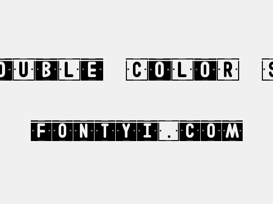 DoUbLe CoLoR St