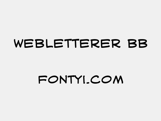 WebLetterer BB