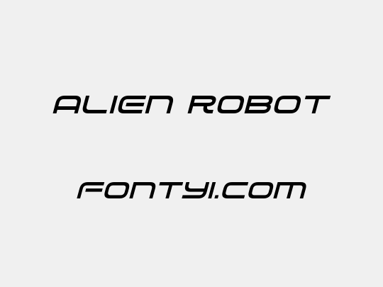 Alien Robot