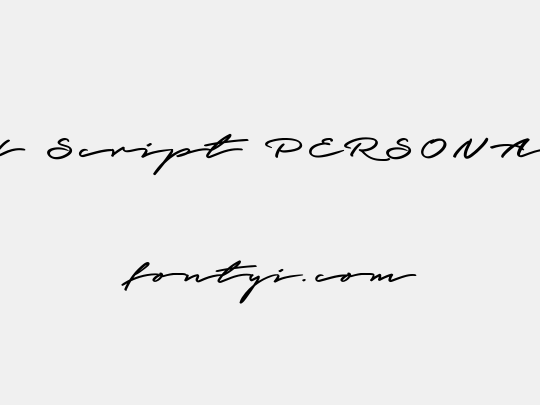 Graced Script PERSONAL USE