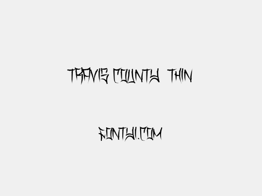 Travis County  Thin