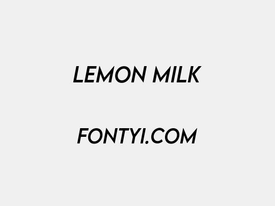 LEMON MILK
