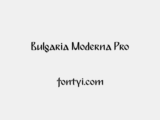 Bulgaria Moderna Pro