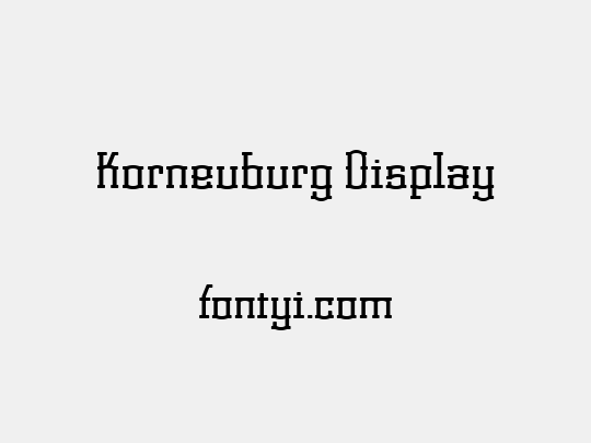 Korneuburg Display