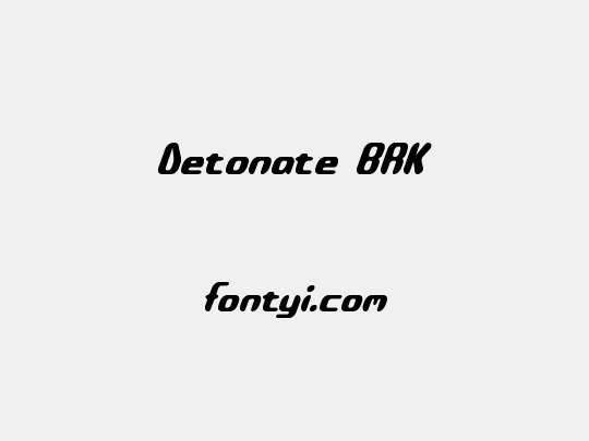 Detonate BRK