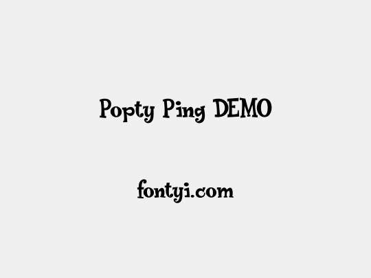 Popty Ping DEMO
