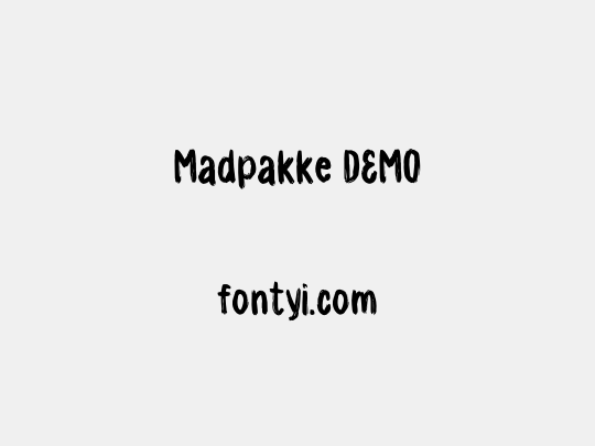 Madpakke DEMO