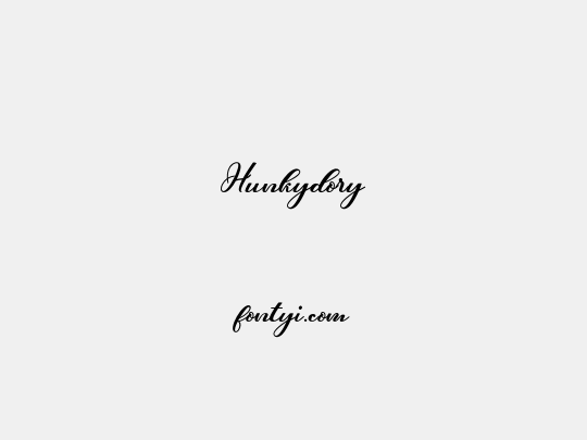 Hunkydory