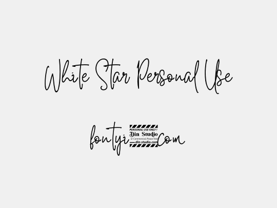 White Star Personal Use