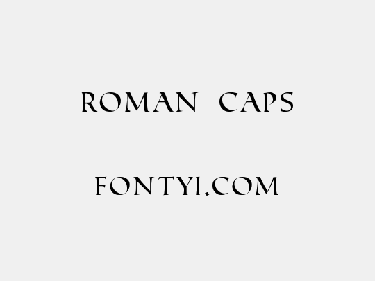 Roman Caps