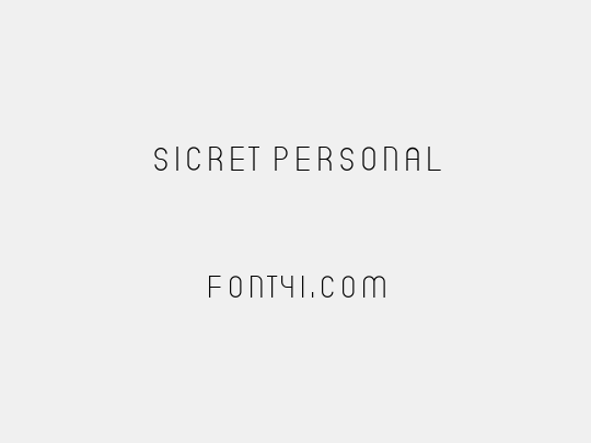 Sicret PERSONAL