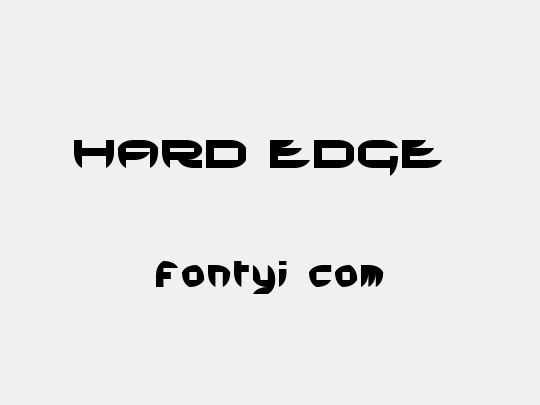 HARD EDGE 