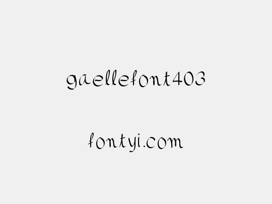 gaellefont403