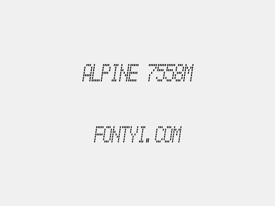 Alpine 7558M