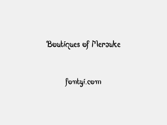 Boutiques of Merauke