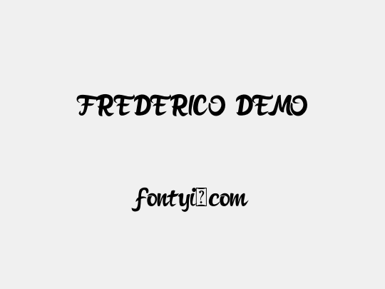 FREDERICO DEMO
