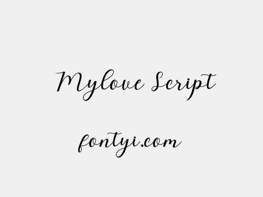 Mylove Script