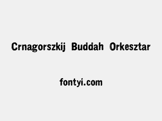 Crnagorszkij Buddah Orkesztar