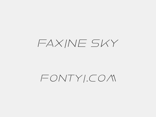Faxine Sky
