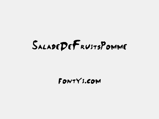 SaladeDeFruitsPomme