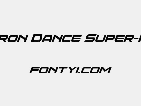 Neutron Dance Super-Italic