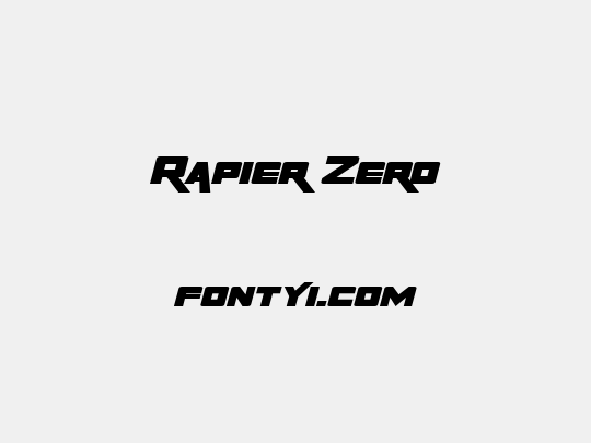 Rapier Zero