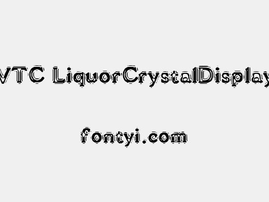 VTC LiquorCrystalDisplay