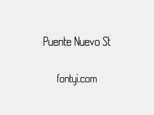 Puente Nuevo St