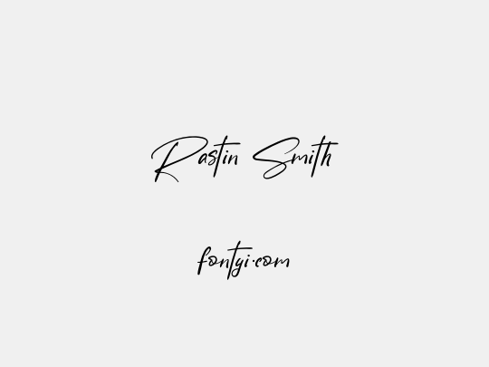 Rastin Smith