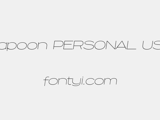 Capoon PERSONAL USE