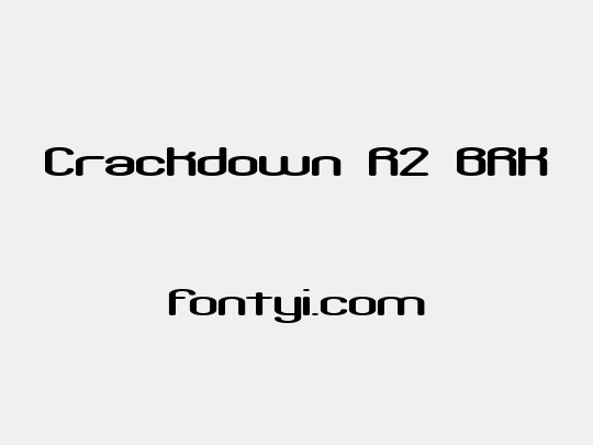 Crackdown R2 BRK